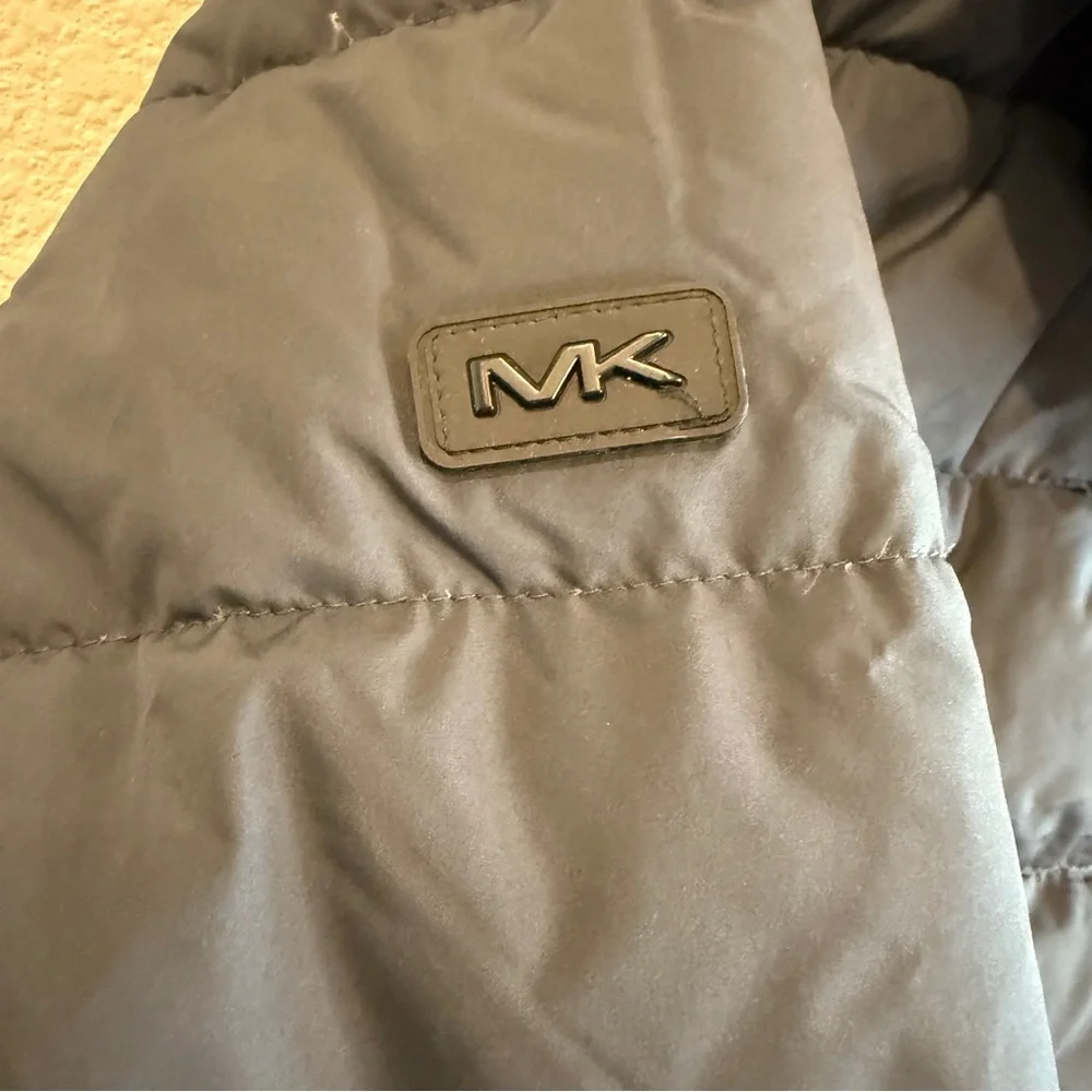 🆕 Men's Michael Kors Premium Down Puffer Jacket - Size XXXL Gun Metal Color - Picture 5 of 16